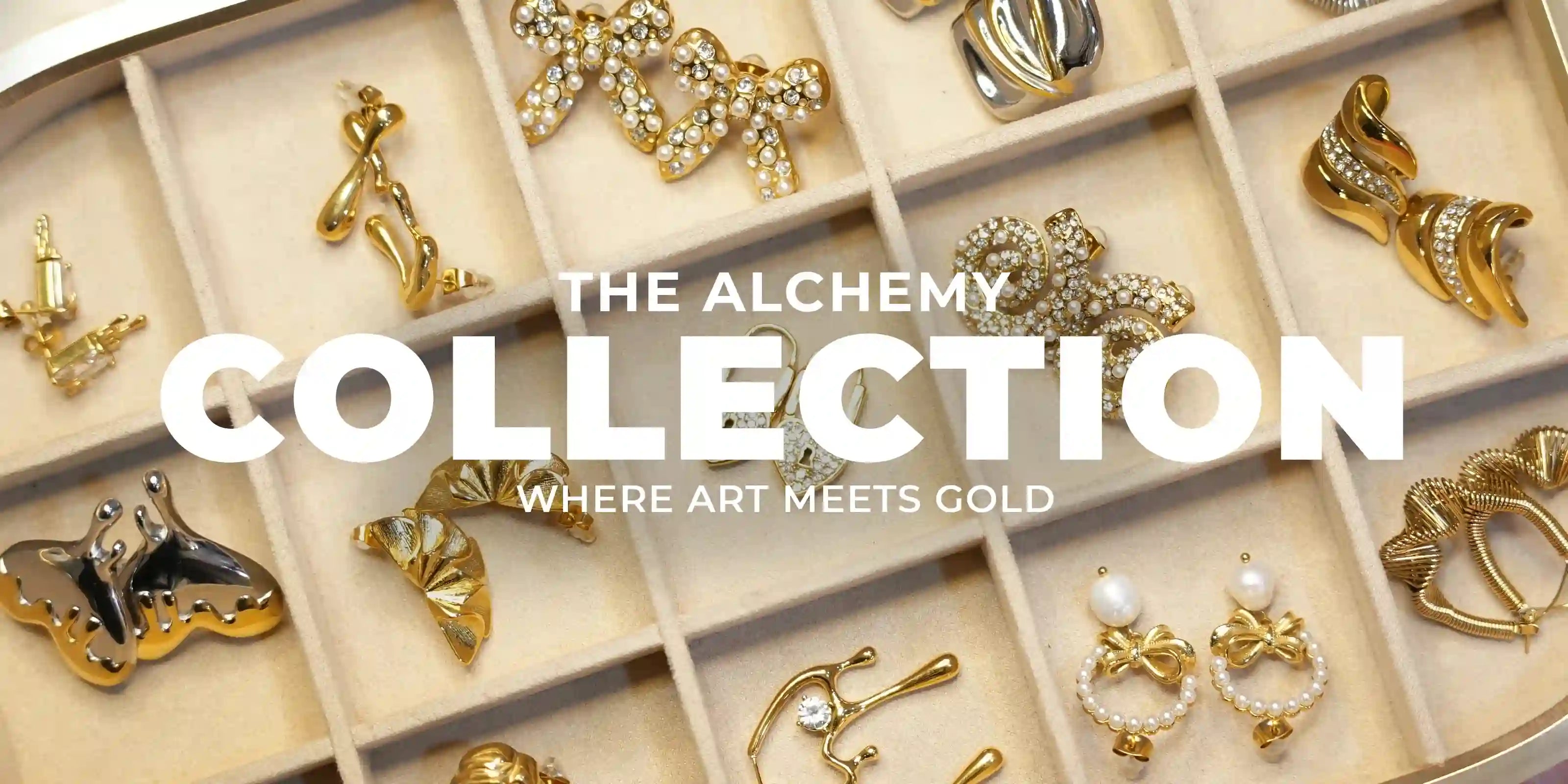 The Alchemy Collection. Buy 18k Gold and Silver Plated Jewelry Online at Mithra and Co.