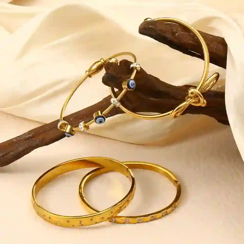 18k Gold plated Divya Shop Online - Mithra and Co