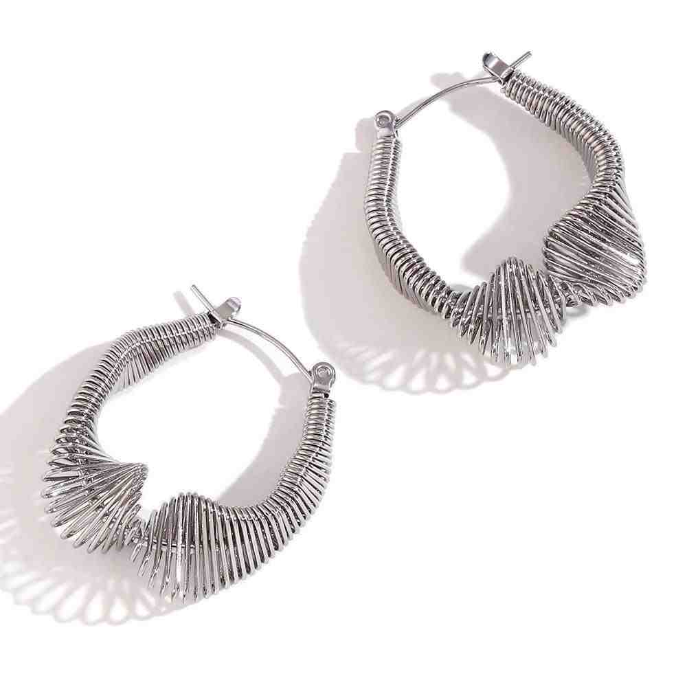 Shop 925 Sterling Silver Huggie Earrings - Vela Online at Mithra and Co.