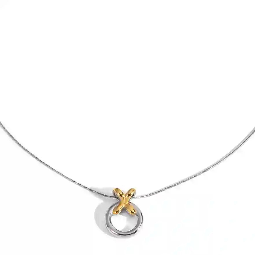 Buy XOXO Pendant - Silver Plated Necklace Online at Mithra and Co.