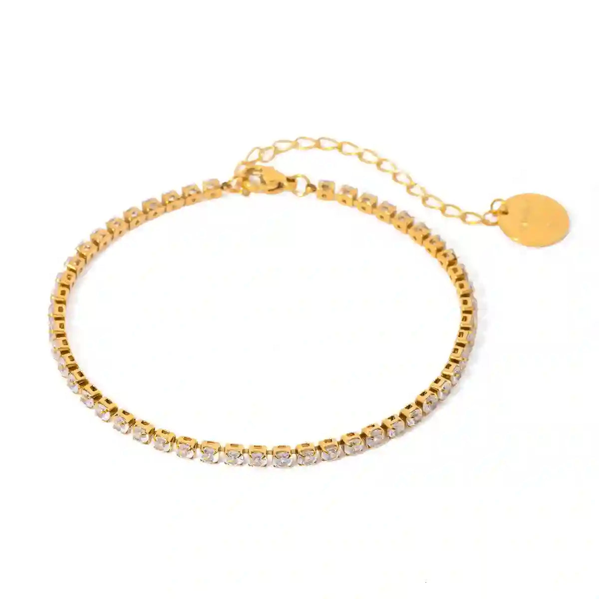 Tennis Anklet - Terezo. Buy at Mithra and Co.