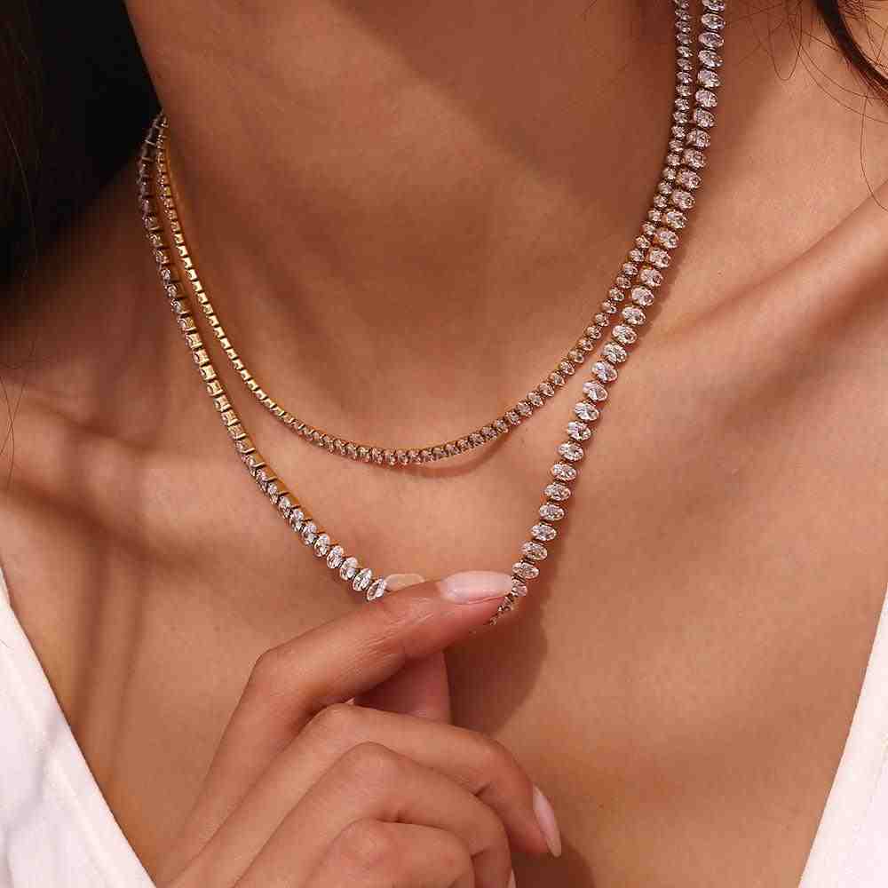 Diamond cut neckchain