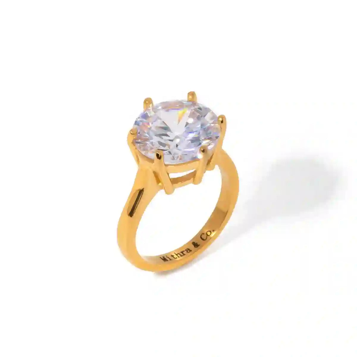 Buy Medusa, a Crown Shape ring in gold plating and A captivating ring designed to enchant.