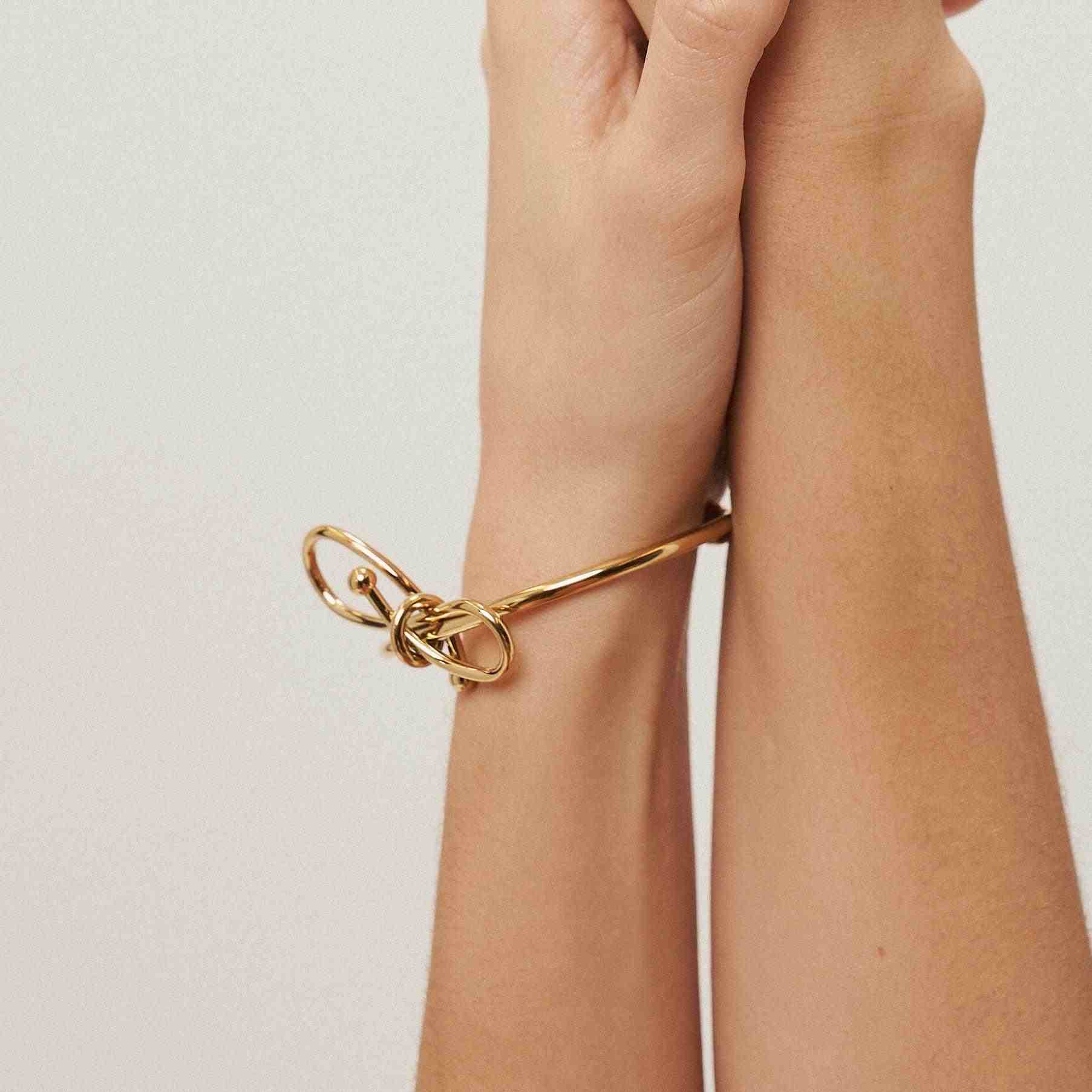 Girl wearing Cuff Bracelet: Buy Online.