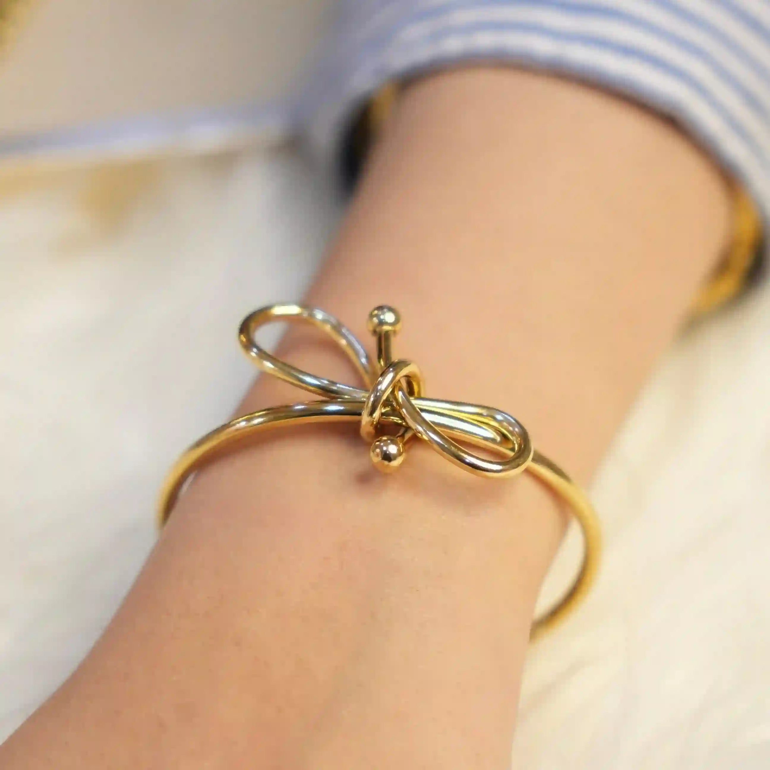 Girl wearing Open Cuffs. Buy Now.