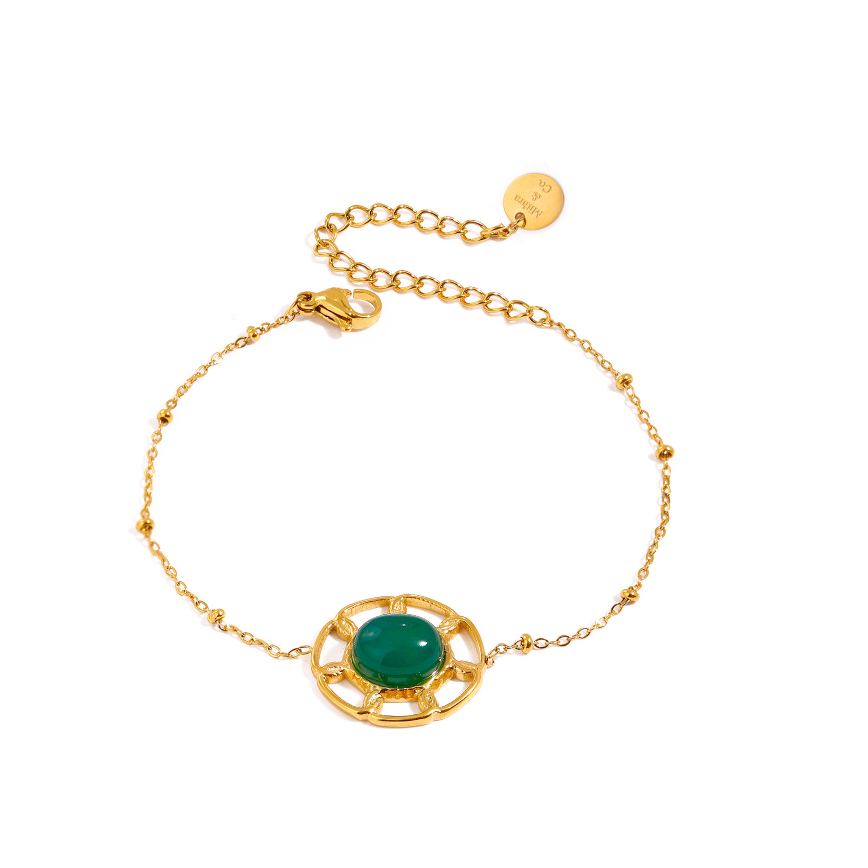Sevanna. Mithra and Co's 18k Gold Plated Link Bracelet. Shop Online.