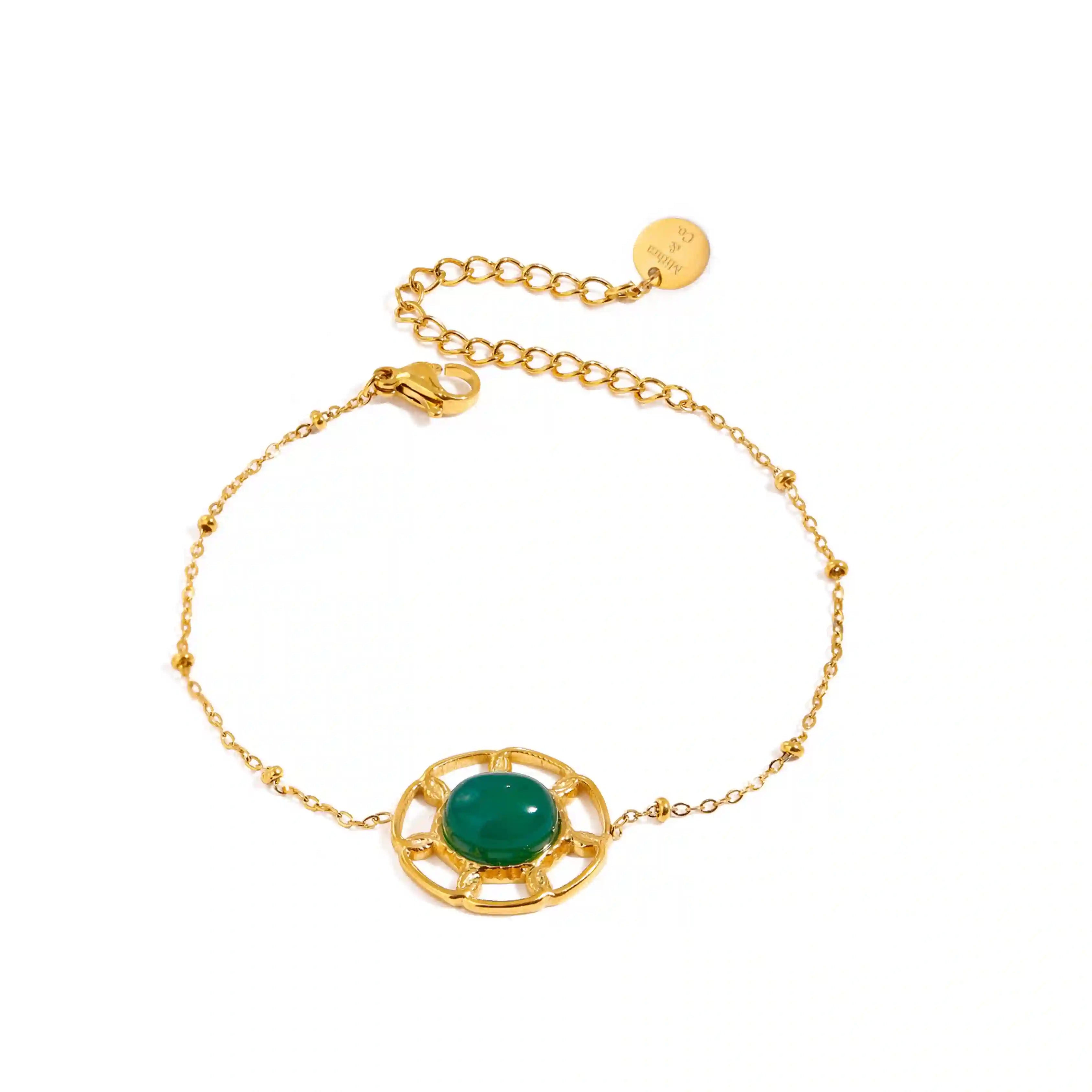 Sevanna. Mithra and Co's 18k Gold Plated Link Bracelet. Shop Online.