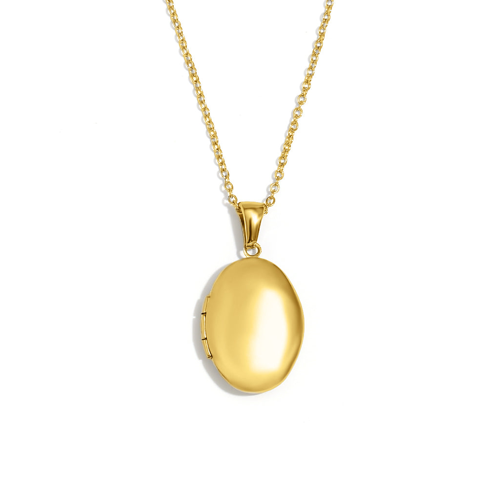 18k Gold plated Custom Gold Pendant – Personalized with Laser Engraving Shop Online - Mithra & Co