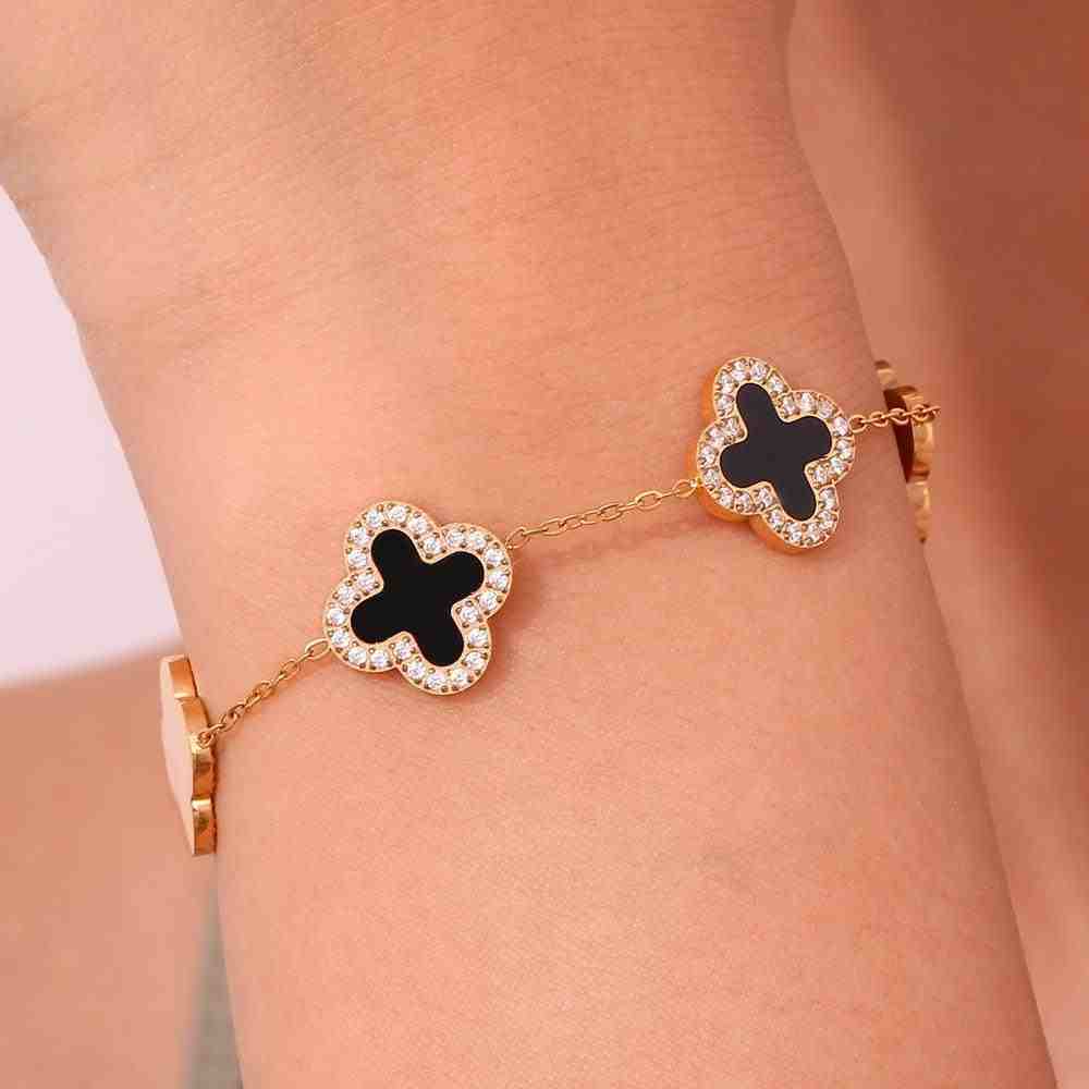 5 Clover Midnight Bracelet