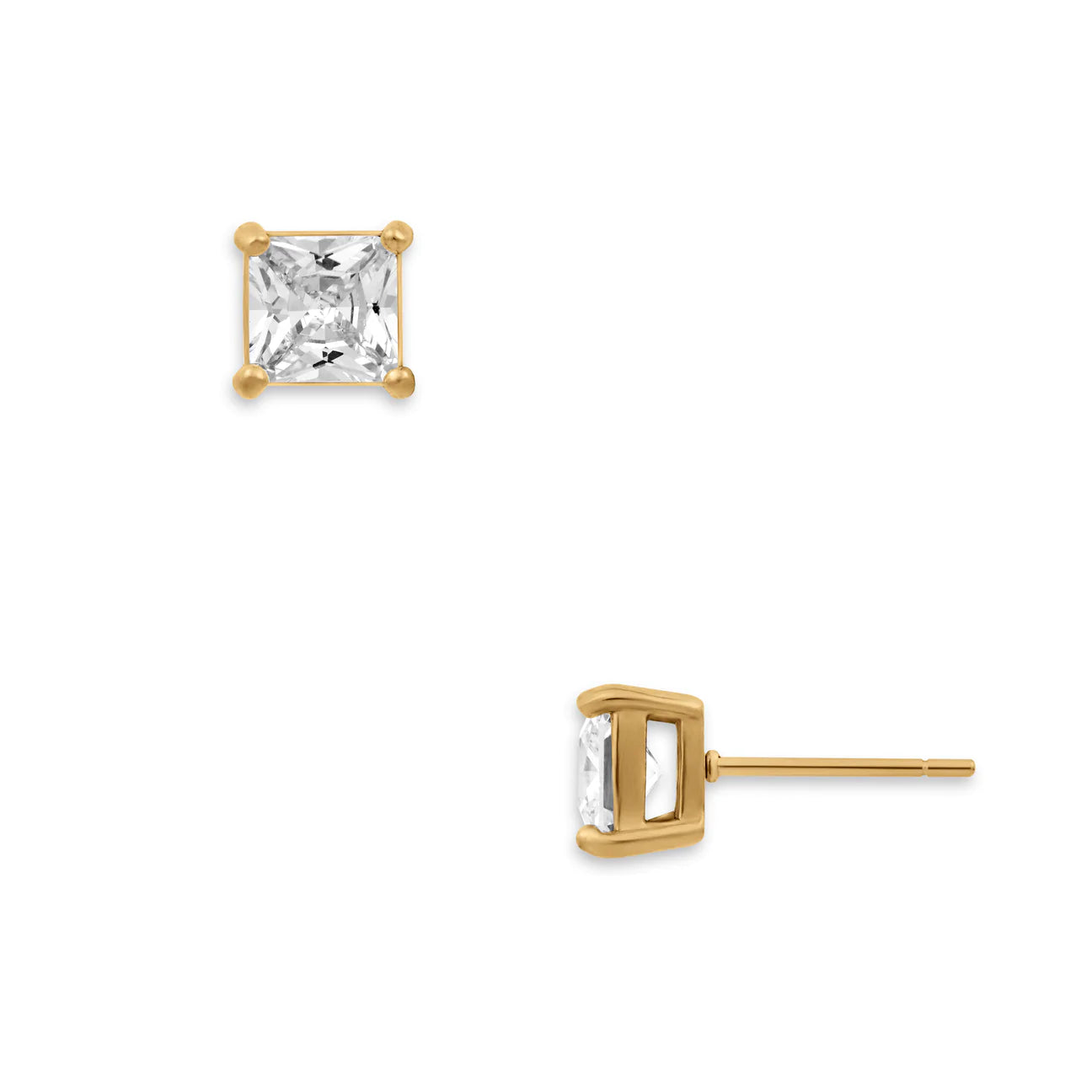 Crushed ice square studs