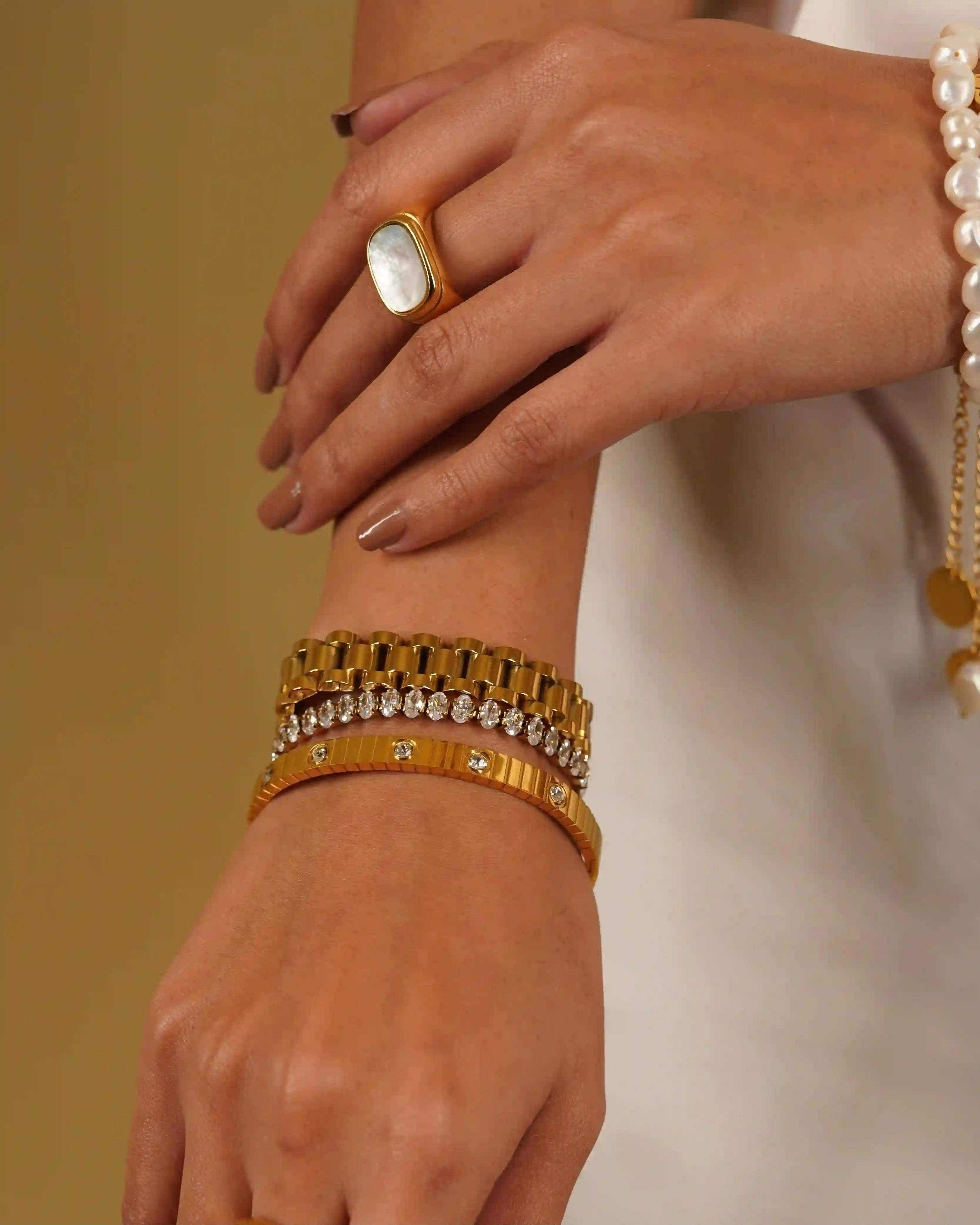 Coil Studded Bangle