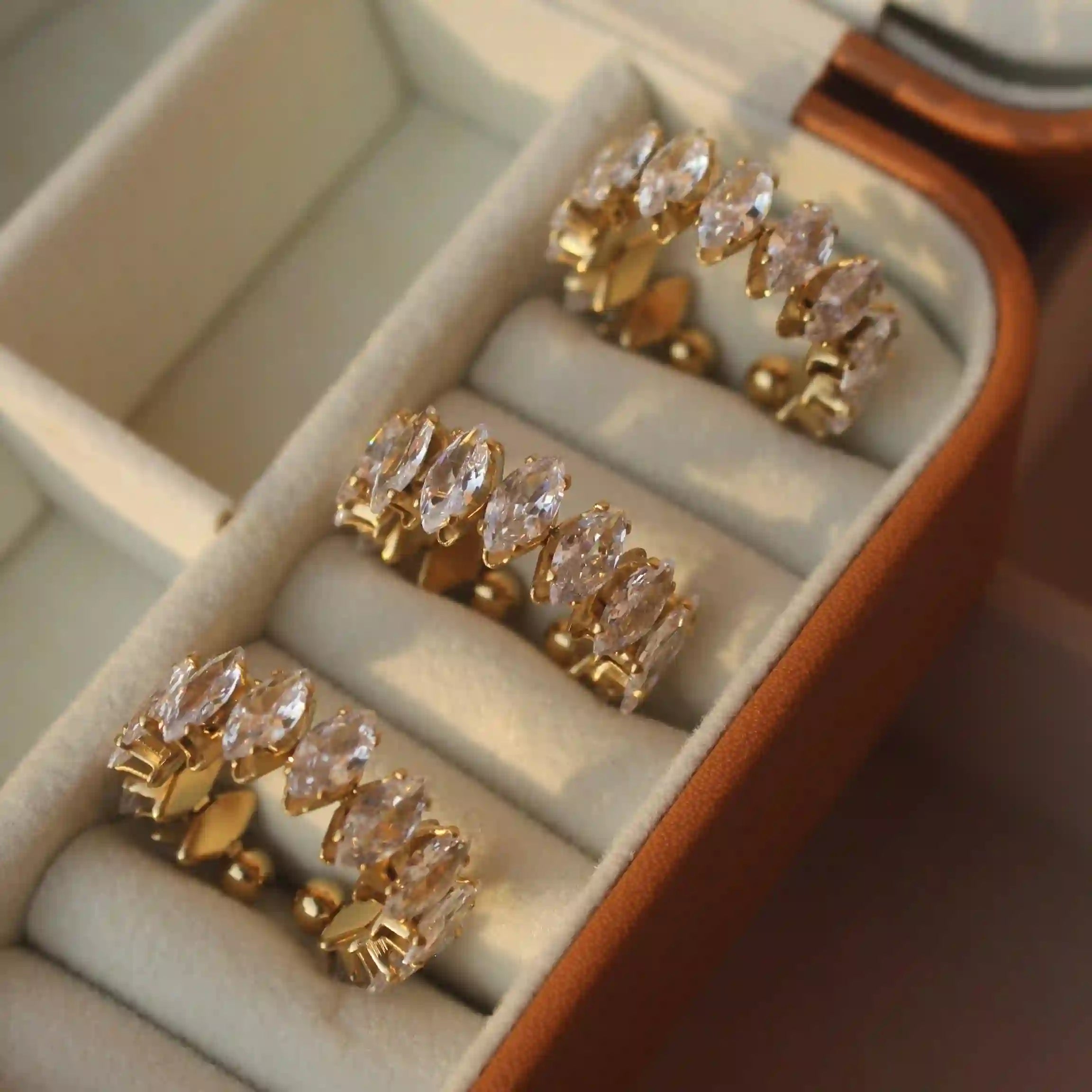 18k Gold plated Fifi Ring Shop Online - Mithra and Co.