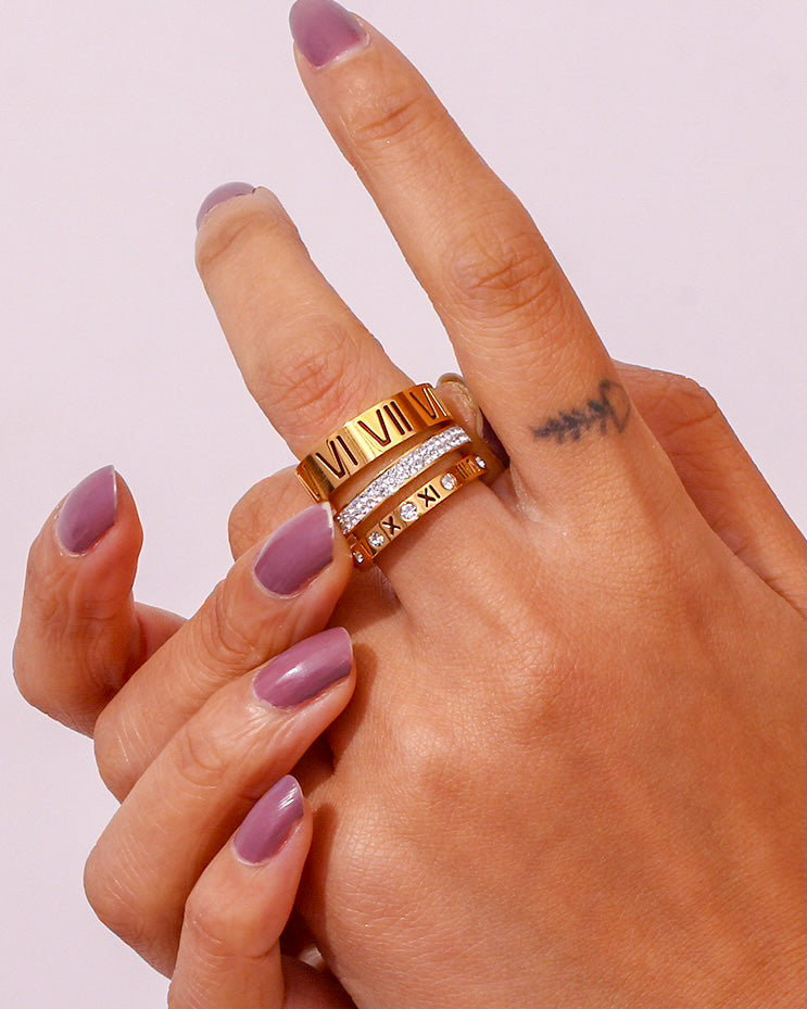Trilogy Stacked Ring