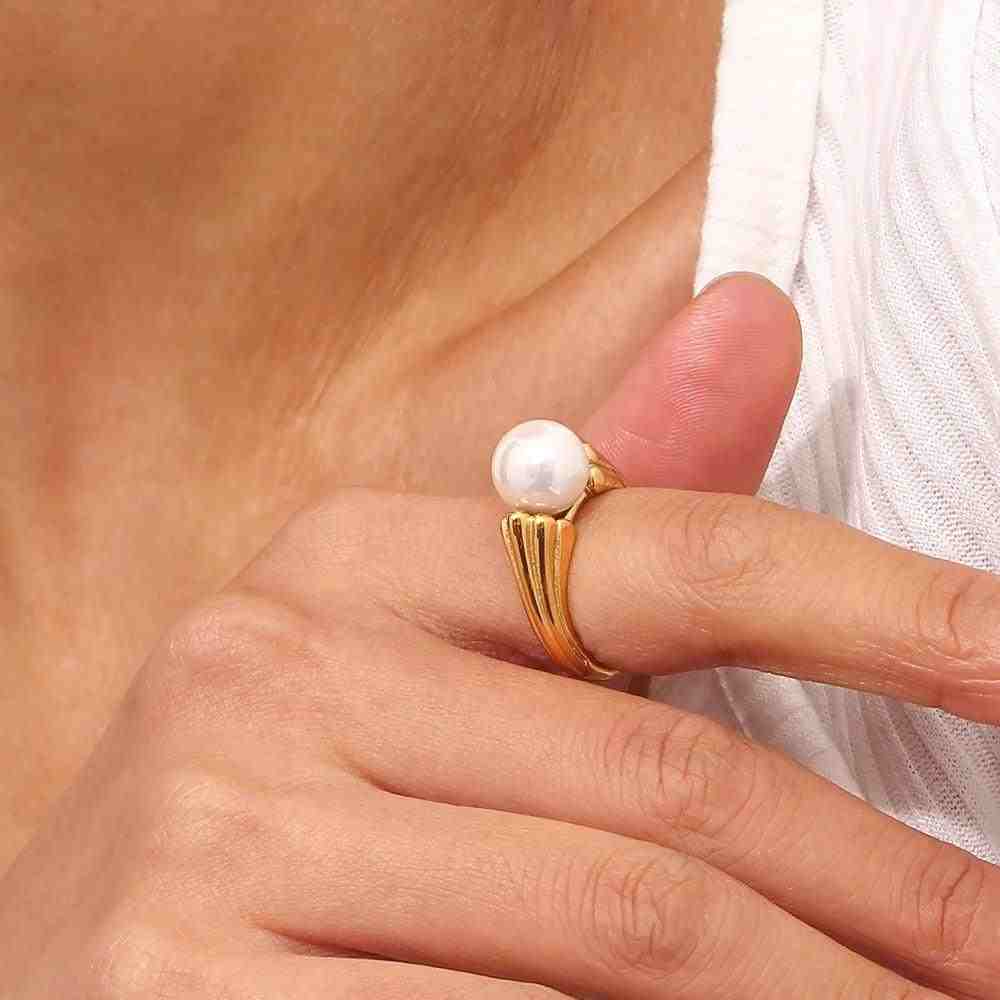 Statement Biwa Pearl Ring