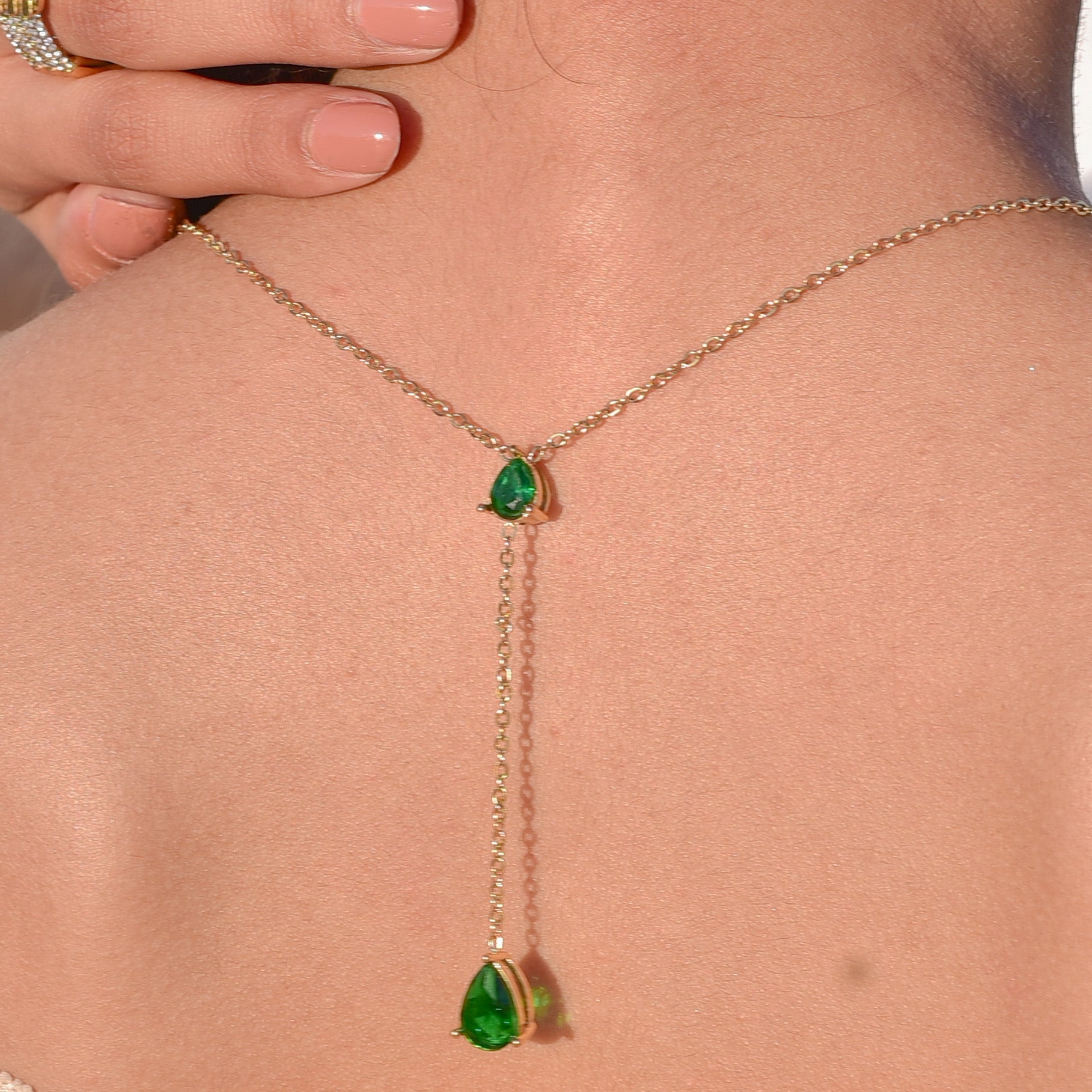 Estrella Emerald Pendant