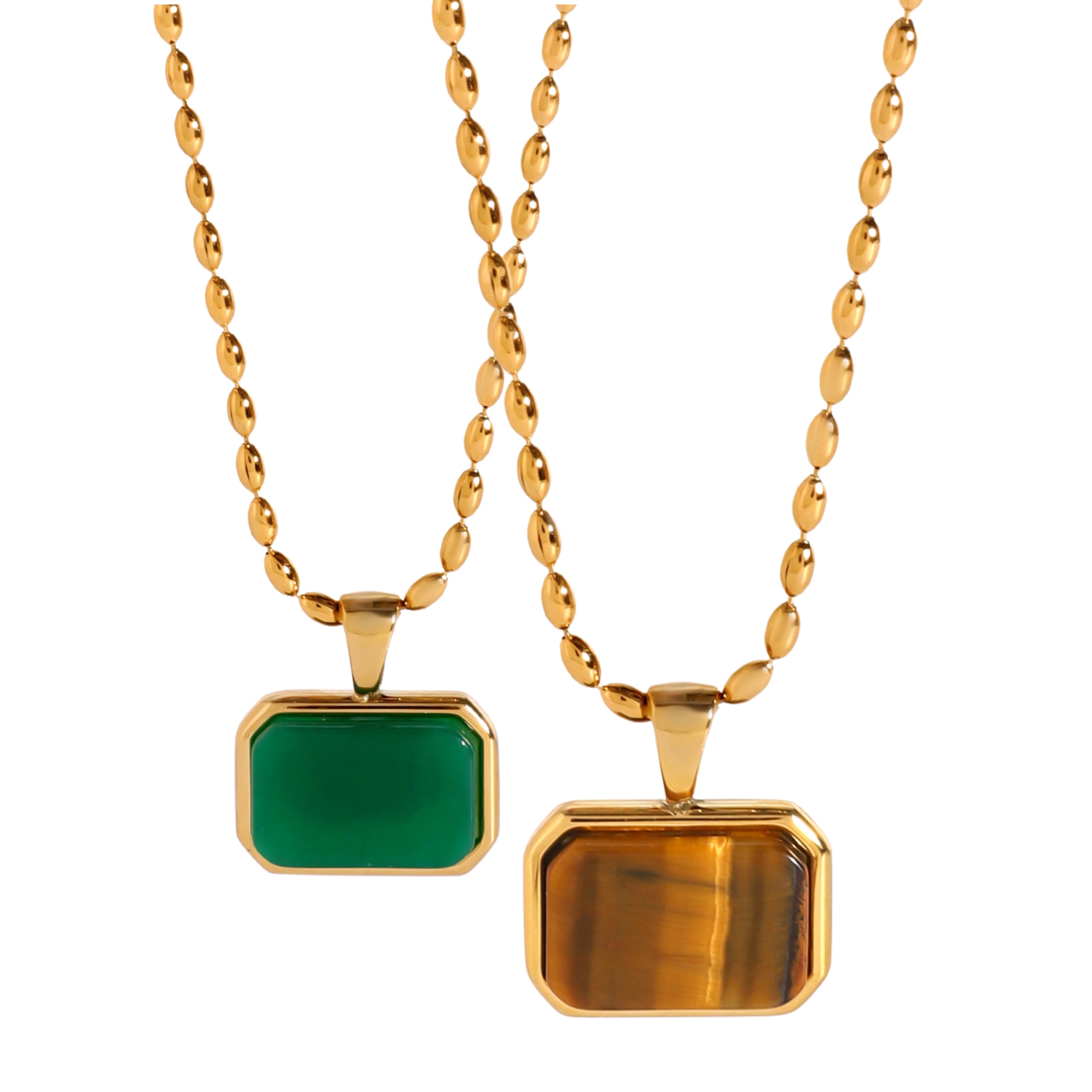 Buy Beaded Locket. 18k Gold Plated Necklace at Mithra and Co.