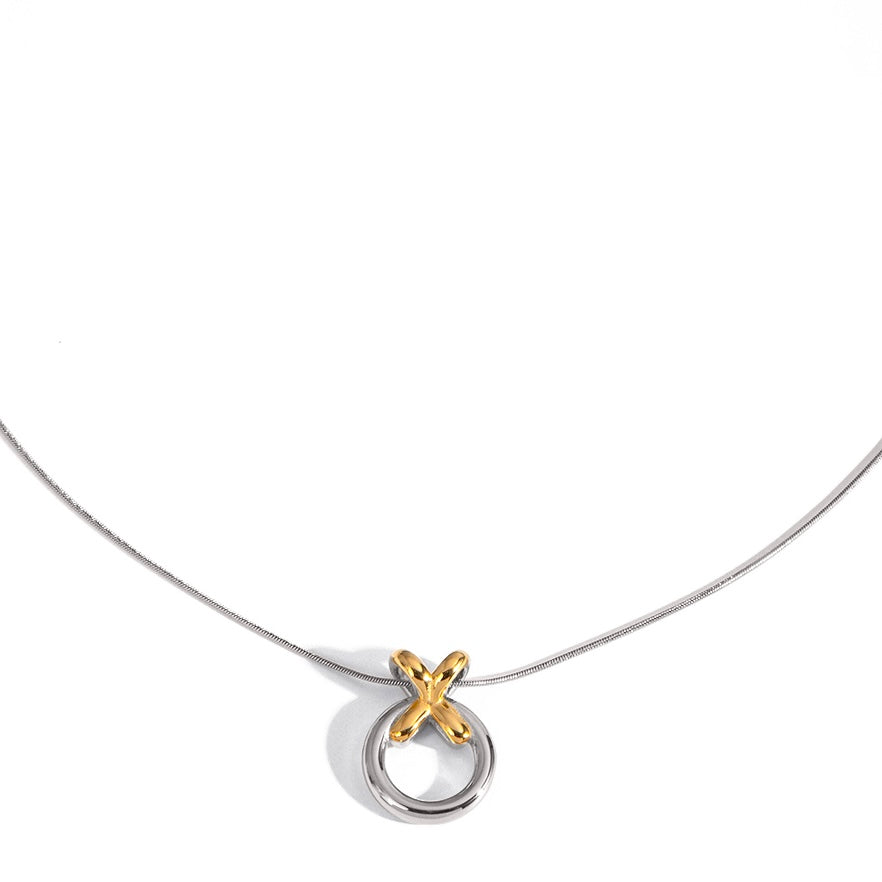 Buy XOXO Pendant - Silver Plated Necklace Online at Mithra and Co.