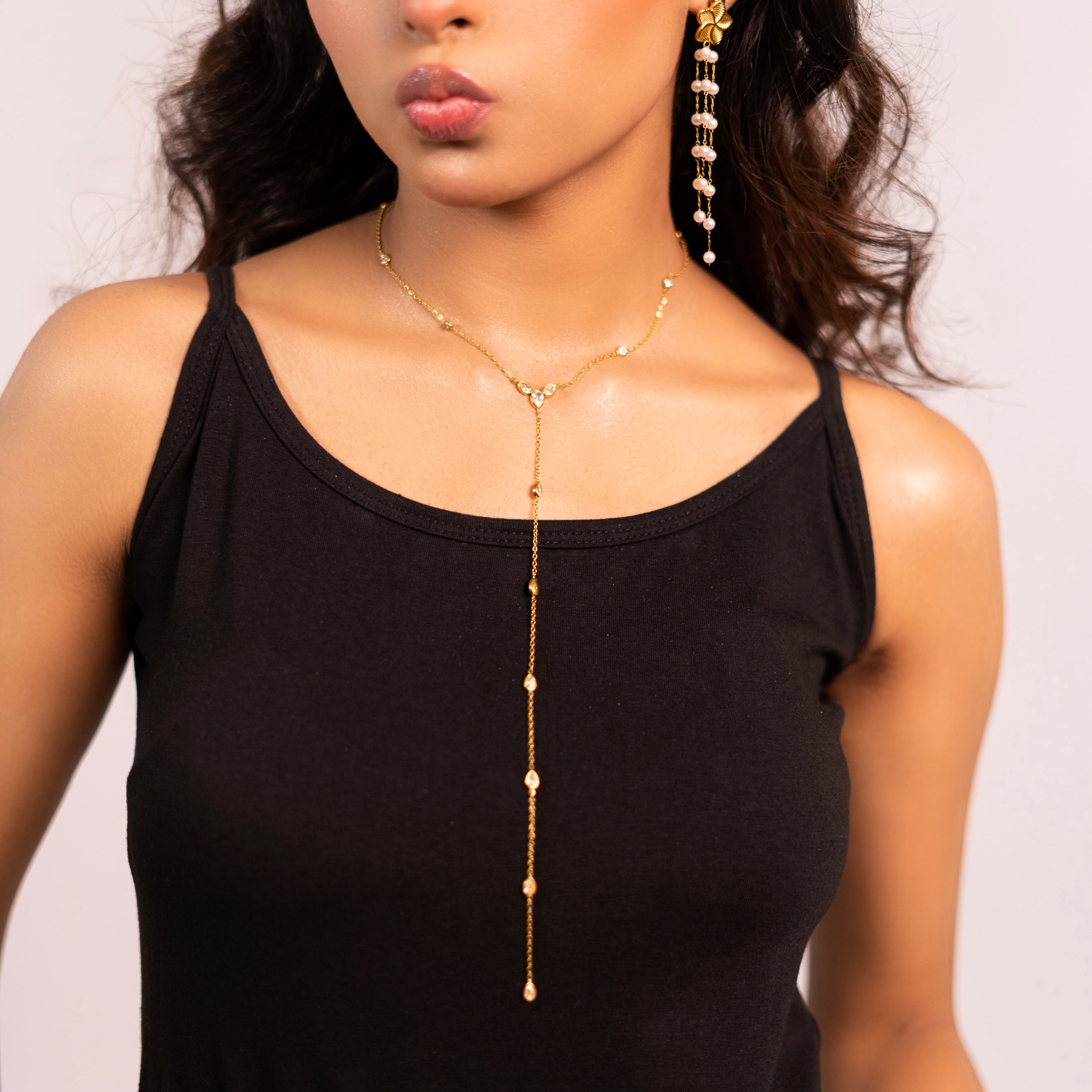 Starfish Pearl Earring