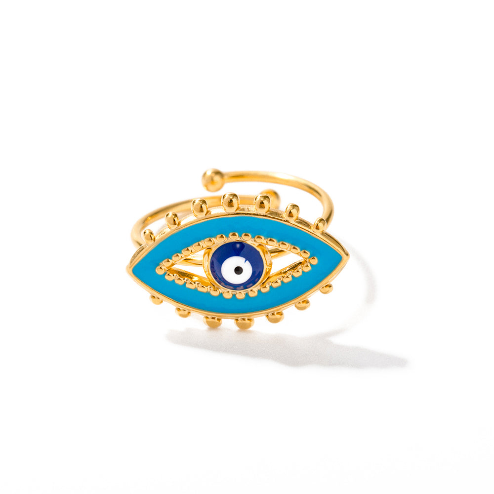 Buy Spiritual Protection Ring - Aegis 18k Gold plated at Mithta and Co.
