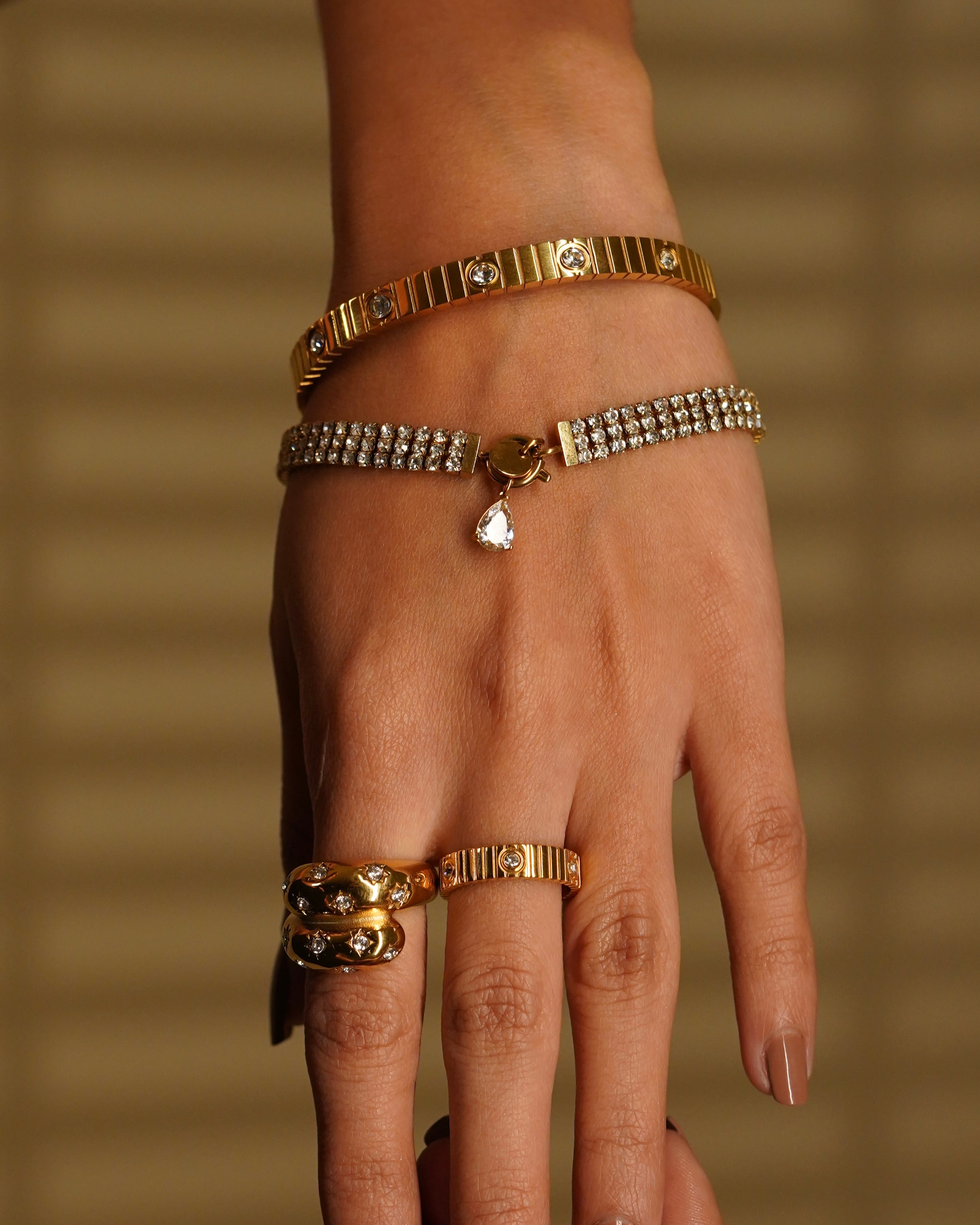 Coil Studded Bangle